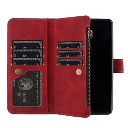 BINFEN COLOR For Samsung Galaxy Z Fold6 5G Case Zipper Pocket Wallet Leather Phone Cover