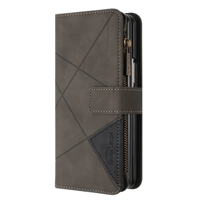 BINFEN COLOR For Samsung Galaxy Z Fold6 5G Case Zipper Pocket Wallet Leather Phone Cover
