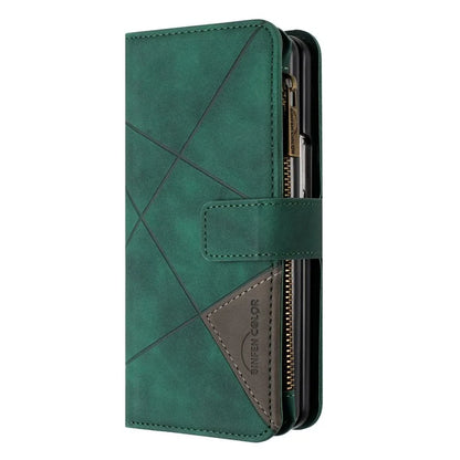 BINFEN COLOR For Samsung Galaxy Z Fold6 5G Case Zipper Pocket Wallet Leather Phone Cover