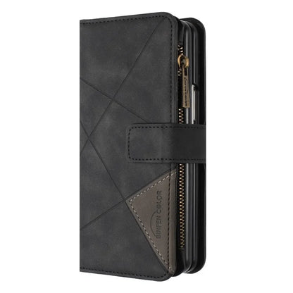 BINFEN COLOR For Samsung Galaxy Z Fold6 5G Case Zipper Pocket Wallet Leather Phone Cover