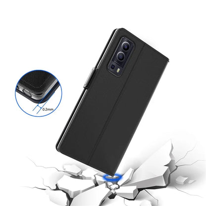 For Infinix Note 40 Pro+ Case PU Leather Stand Phone Cover with Mirror Function