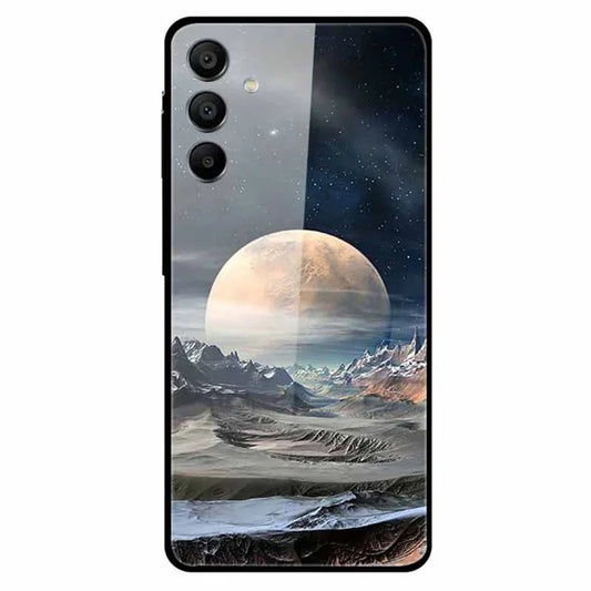 For Samsung Galaxy A15 4G / 5G Case Pattern Design Protective Tempered Glass Phone Cover