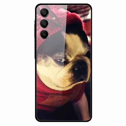 For Samsung Galaxy A15 4G / 5G Case Pattern Design Protective Tempered Glass Phone Cover