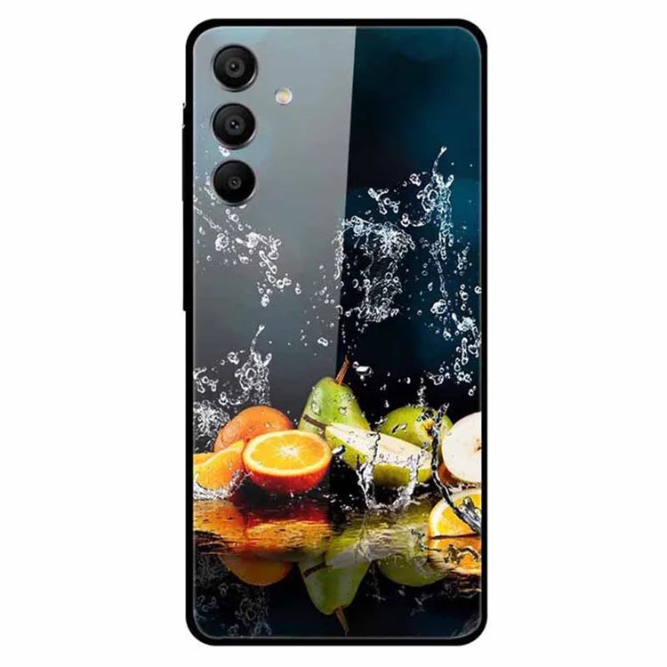 For Samsung Galaxy A15 4G / 5G Case Pattern Design Protective Tempered Glass Phone Cover