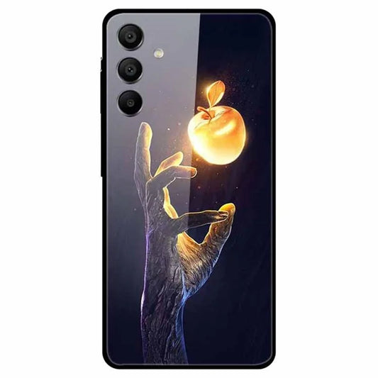 For Samsung Galaxy A15 4G / 5G Case Anti-Drop Pattern Tempered Glass Phone Cover
