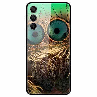 For Samsung Galaxy A15 4G / 5G Case Anti-Drop Pattern Tempered Glass Phone Cover