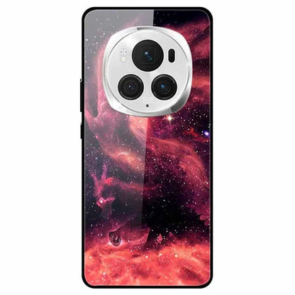 For Honor Magic6 Pro 5G Case Pattern Printing Tempered Glass Phone Cover