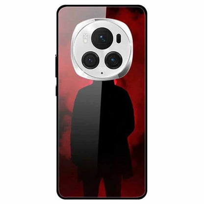 For Honor Magic6 Pro 5G Case Pattern Printing Tempered Glass Phone Cover