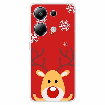 For Xiaomi Poco M6 Pro 4G / Redmi Note 13 Pro 4G Case Christmas Pattern TPU Phone Cover