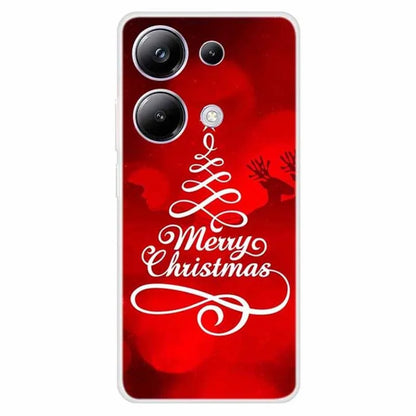 For Xiaomi Poco M6 Pro 4G / Redmi Note 13 Pro 4G Case Christmas Pattern TPU Phone Cover