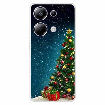 For Xiaomi Poco M6 Pro 4G / Redmi Note 13 Pro 4G Case Christmas Pattern TPU Phone Cover