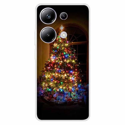 For Xiaomi Poco M6 Pro 4G / Redmi Note 13 Pro 4G Case Christmas Pattern TPU Phone Cover