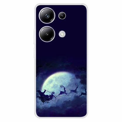 For Xiaomi Poco M6 Pro 4G / Redmi Note 13 Pro 4G Case Christmas Pattern TPU Phone Cover