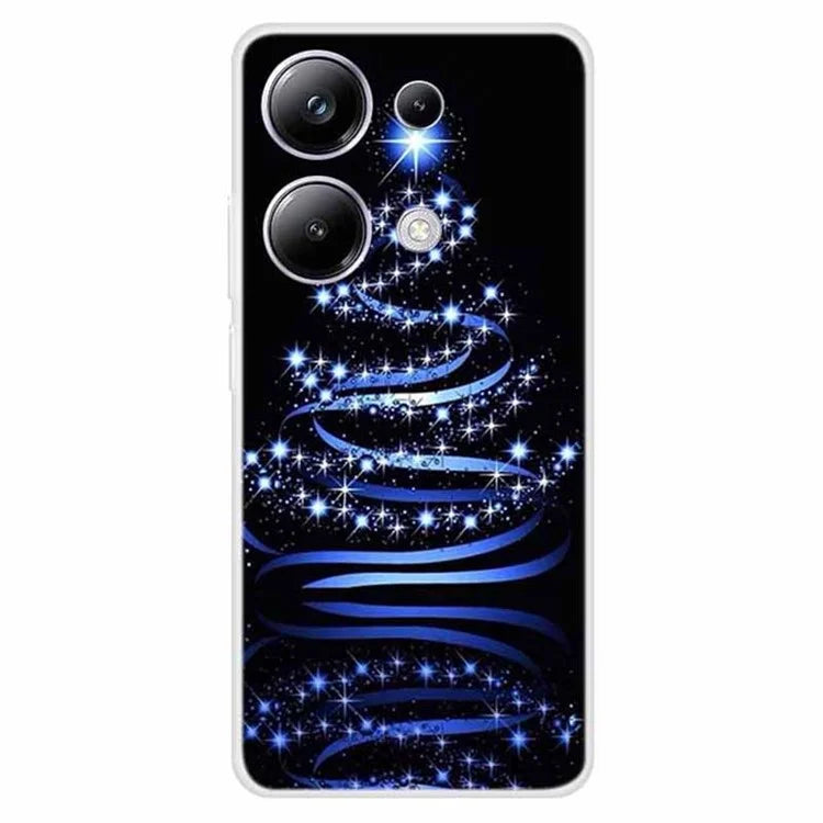 For Xiaomi Poco M6 Pro 4G / Redmi Note 13 Pro 4G Case Christmas Pattern TPU Phone Cover