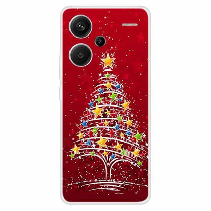 For Xiaomi Redmi Note 13 Pro+ 5G Case Soft TPU Phone Cover Merry Christmas