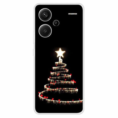 For Xiaomi Redmi Note 13 Pro+ 5G Case Soft TPU Phone Cover Merry Christmas
