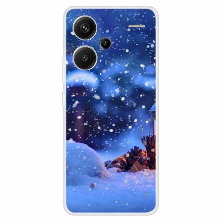 For Xiaomi Redmi Note 13 Pro+ 5G Case Soft TPU Phone Cover Merry Christmas