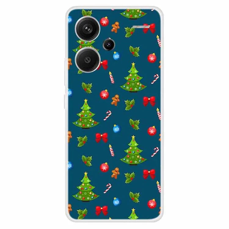 For Xiaomi Redmi Note 13 Pro+ 5G Case Soft TPU Phone Cover Merry Christmas