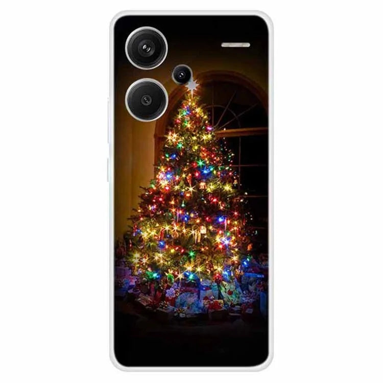 For Xiaomi Redmi Note 13 Pro+ 5G Case Soft TPU Phone Cover Merry Christmas