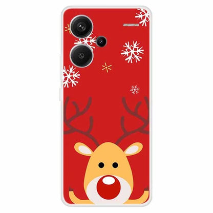 For Xiaomi Redmi Note 13 Pro+ 5G Case Soft TPU Phone Cover Merry Christmas