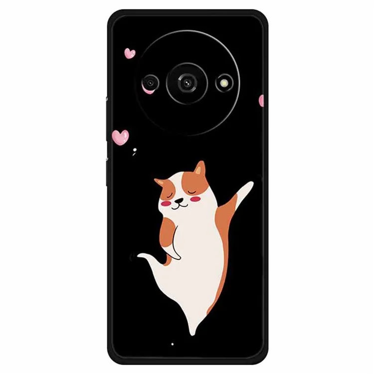 For Xiaomi Redmi A3 / Poco C61 4G Shockproof Case Pattern Print Soft TPU Phone Cover