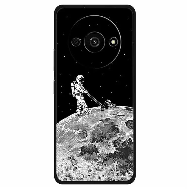 For Xiaomi Redmi A3 / Poco C61 4G Shockproof Case Pattern Print Soft TPU Phone Cover
