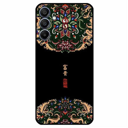 For Samsung Galaxy F15 5G / M15 5G Case Ethnic Pattern Printing TPU Soft Phone Cover