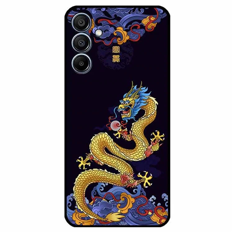 For Samsung Galaxy F15 5G / M15 5G Case Ethnic Pattern Printing TPU Soft Phone Cover