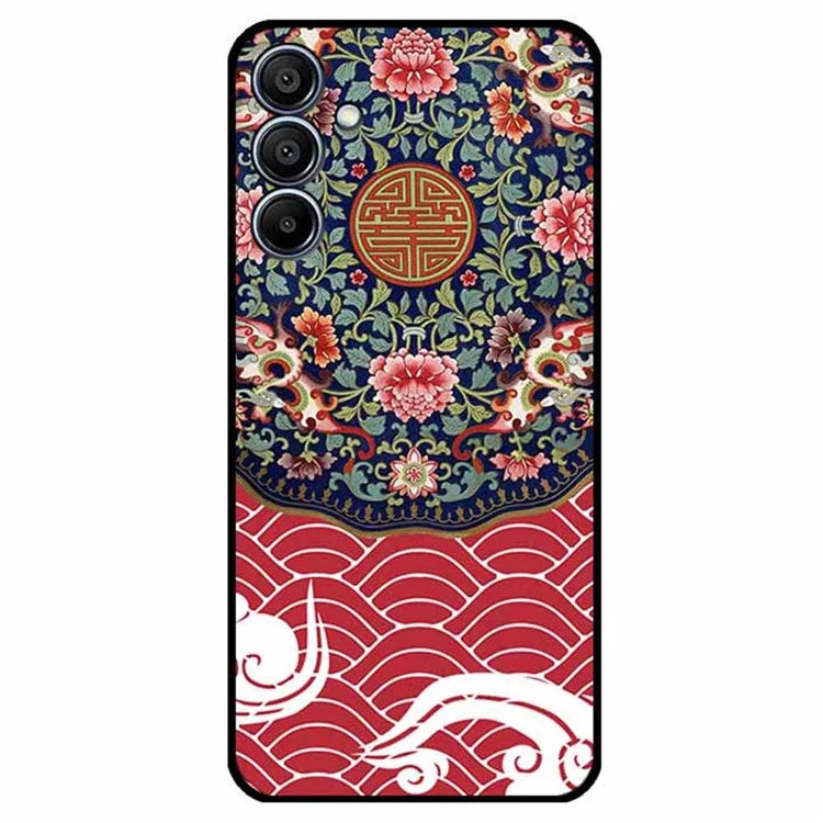 For Samsung Galaxy F15 5G / M15 5G Case Ethnic Pattern Printing TPU Soft Phone Cover