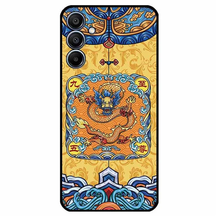 For Samsung Galaxy F15 5G / M15 5G Case Ethnic Pattern Printing TPU Soft Phone Cover