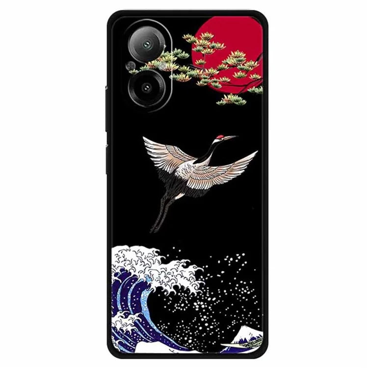 For Realme C67 4G Case Soft TPU Phone Cover Ethnic Pattern Printing