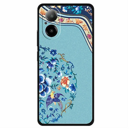 For Realme C67 4G Case Soft TPU Phone Cover Ethnic Pattern Printing