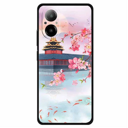 For Realme C67 4G Case Soft TPU Phone Cover Ethnic Pattern Printing