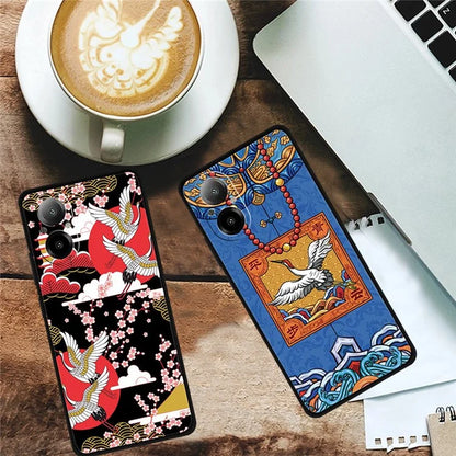 For Realme C67 4G Case Soft TPU Phone Cover Ethnic Pattern Printing