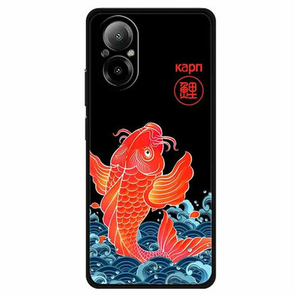 For Realme C67 4G Case Soft TPU Phone Cover Ethnic Pattern Printing