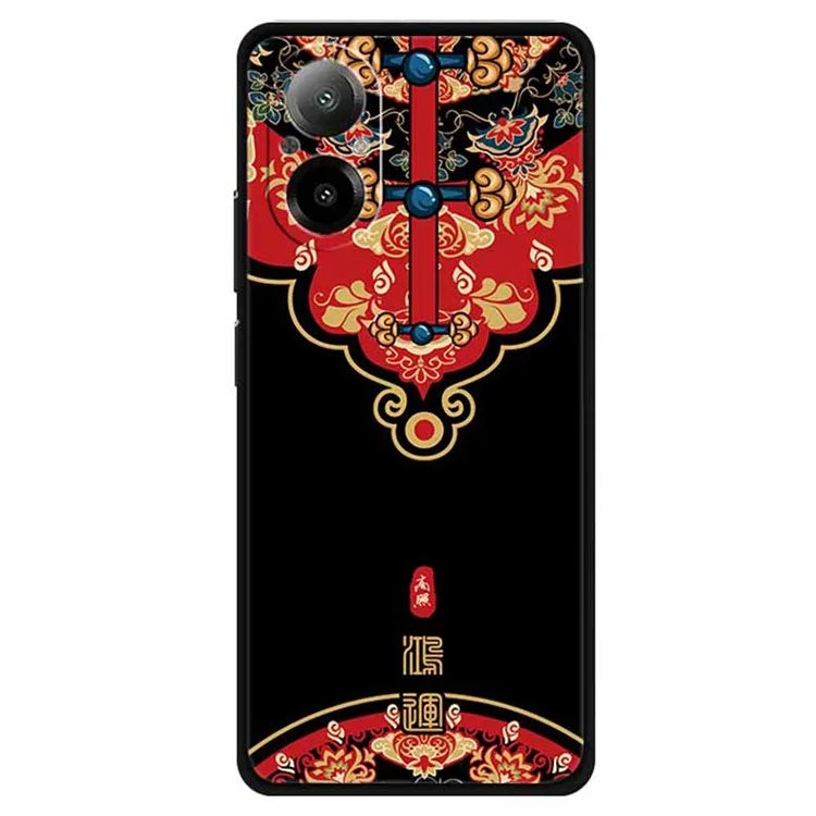 For Realme C67 4G Case Soft TPU Phone Cover Ethnic Pattern Printing