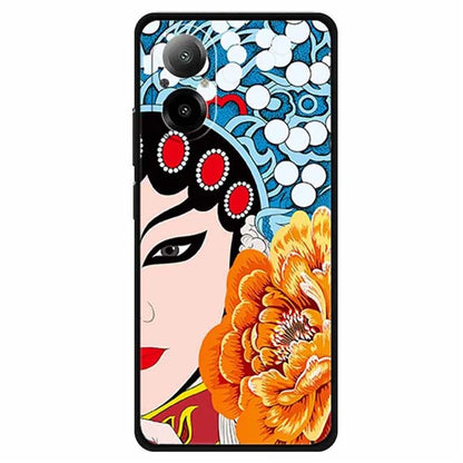 For Realme C67 4G Case Soft TPU Phone Cover Ethnic Pattern Printing