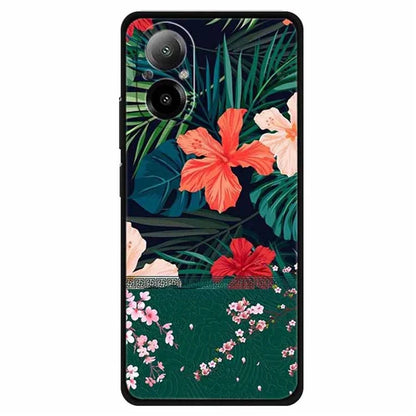 For Realme C67 4G Case Soft TPU Phone Cover Ethnic Pattern Printing