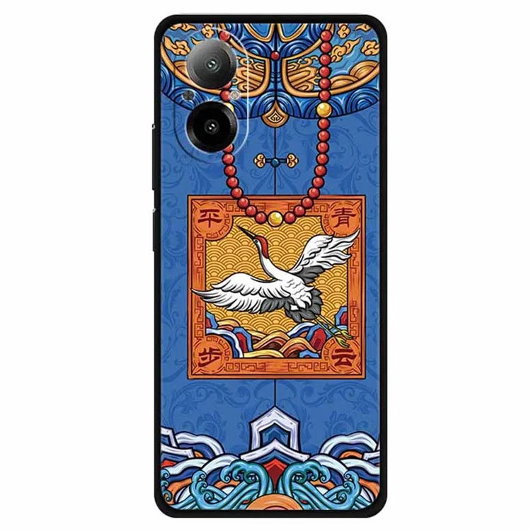 For Realme C67 4G Case Soft TPU Phone Cover Ethnic Pattern Printing