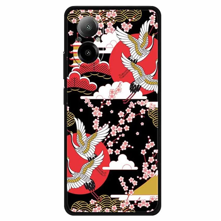 For Realme C67 4G Case Soft TPU Phone Cover Ethnic Pattern Printing