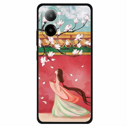 For Realme C67 4G Case Soft TPU Phone Cover Ethnic Pattern Printing