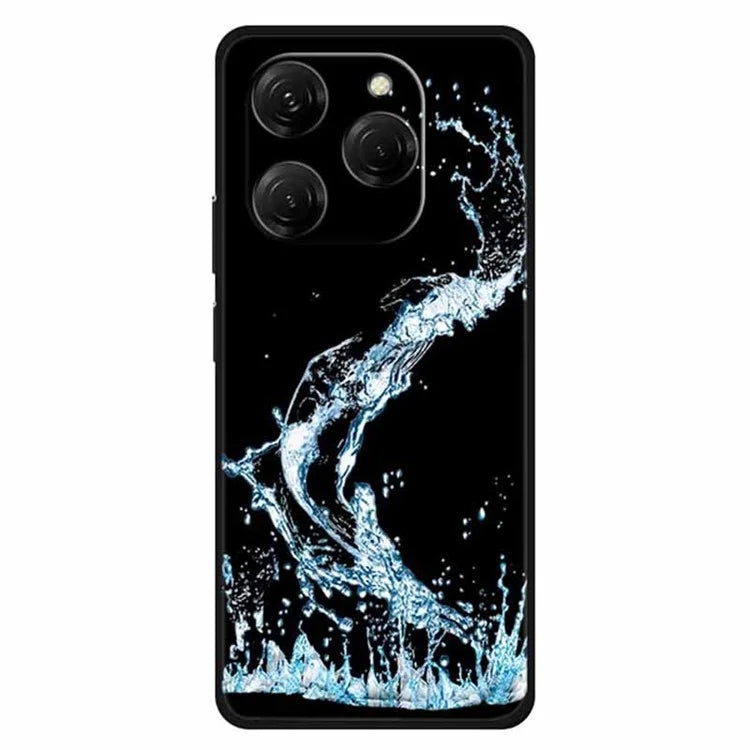For TECNO Spark 20 Pro Case Pattern Slim Shockproof Back TPU Cover