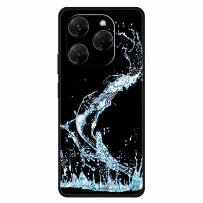 For TECNO Spark 20 Pro Case Pattern Slim Shockproof Back TPU Cover