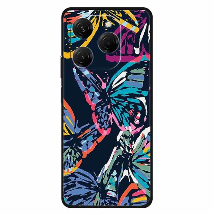 For TECNO Spark 20 Pro Case Pattern Slim Shockproof Back TPU Cover