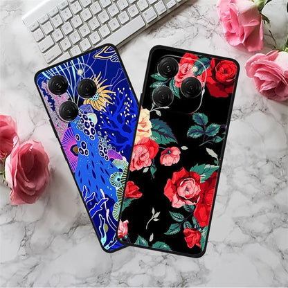 For TECNO Spark 20 Pro Case Pattern Slim Shockproof Back TPU Cover