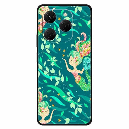 For TECNO Spark 20 Pro Case Pattern Slim Shockproof Back TPU Cover