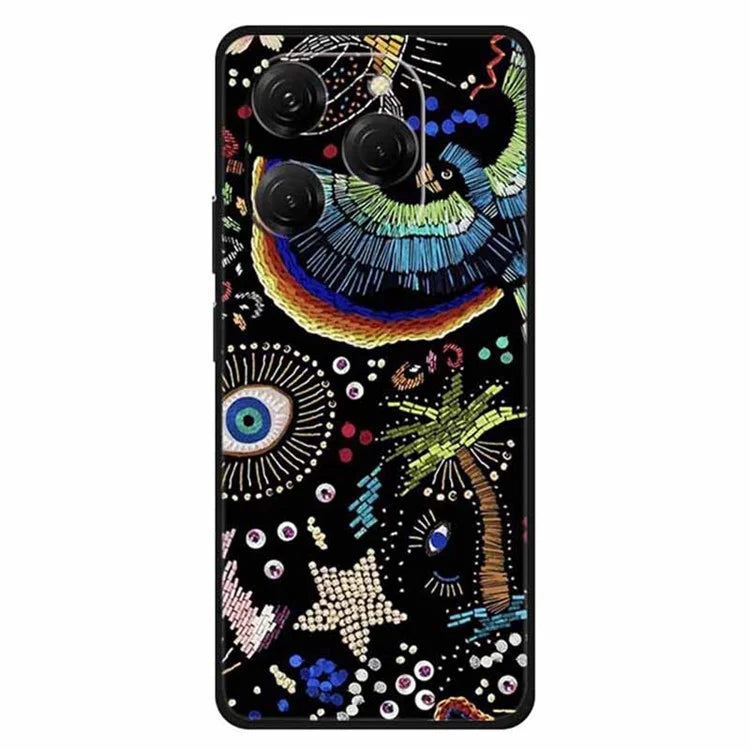 For TECNO Spark 20 Pro Case Pattern Slim Shockproof Back TPU Cover