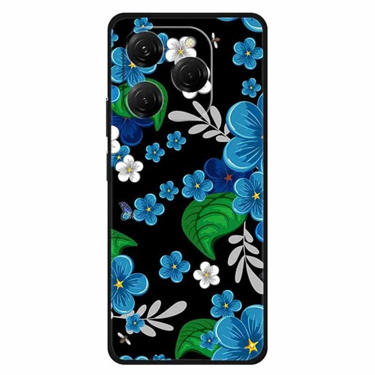 For TECNO Spark 20 Pro Case Pattern Slim Shockproof Back TPU Cover