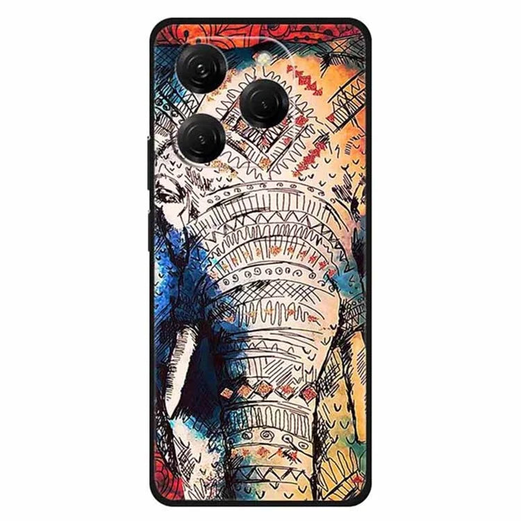 For TECNO Spark 20 Pro Case Pattern Slim Shockproof Back TPU Cover