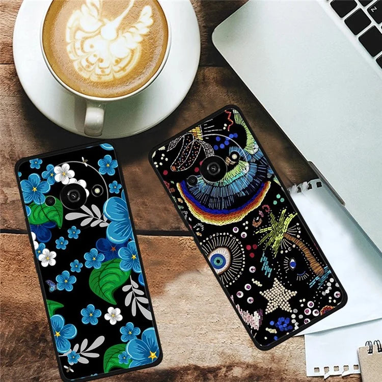 For Xiaomi Redmi A3 / Poco C61 4G Case Pattern Slim Fit Soft TPU Cover